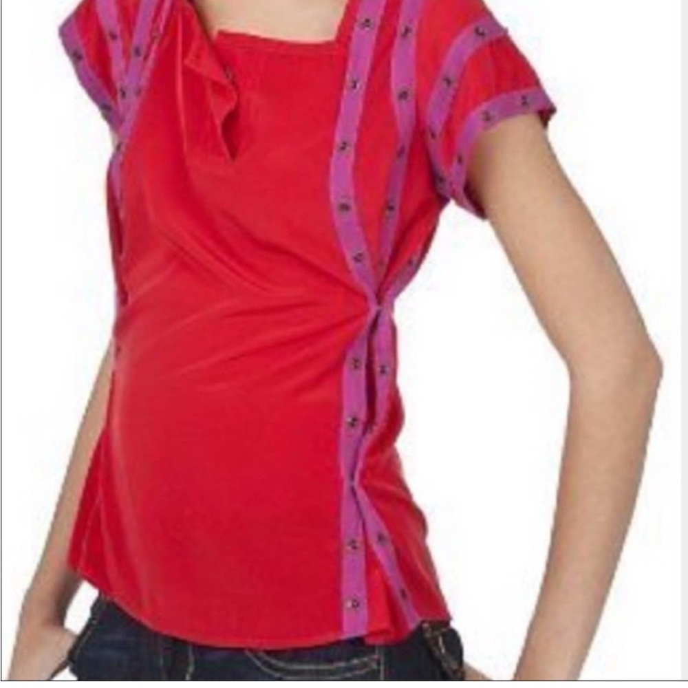 GUC Zac Posen for Target Red Shirt - Size Small